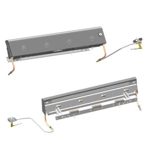 Ovládací panel s rozvodom plynu - 4 Select S - tmavo sivý