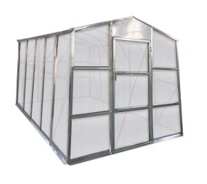 GZ59 - pozinkovaný skleník - 251 x 311 cm