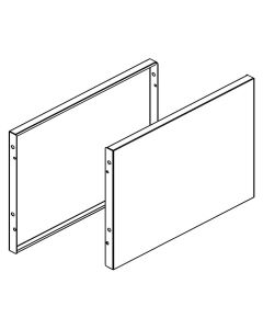 Bočný panel - tmavo sivý