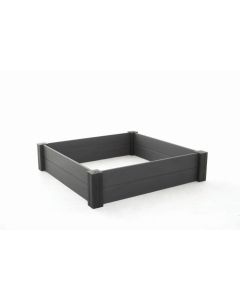 Vista Modular Garden Bed - vyvýšený záhon 121,5 x 121,5 x 27 cm - grafit