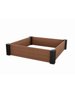 Vista Modular Garden Bed - vyvýšený záhon 121,5 x 121,5 x 27 cm - hnedá